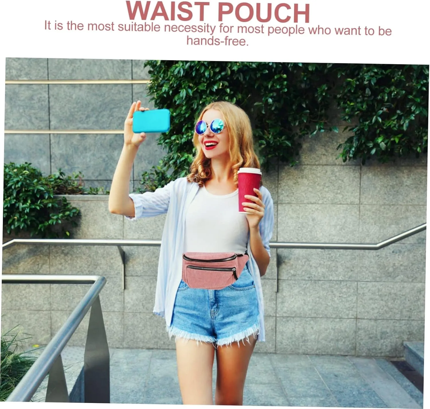 Crossbody Chest Bag Women's Waist Pouch for Phone Wallet Id Mini Sling Bag for Outdoor Activities