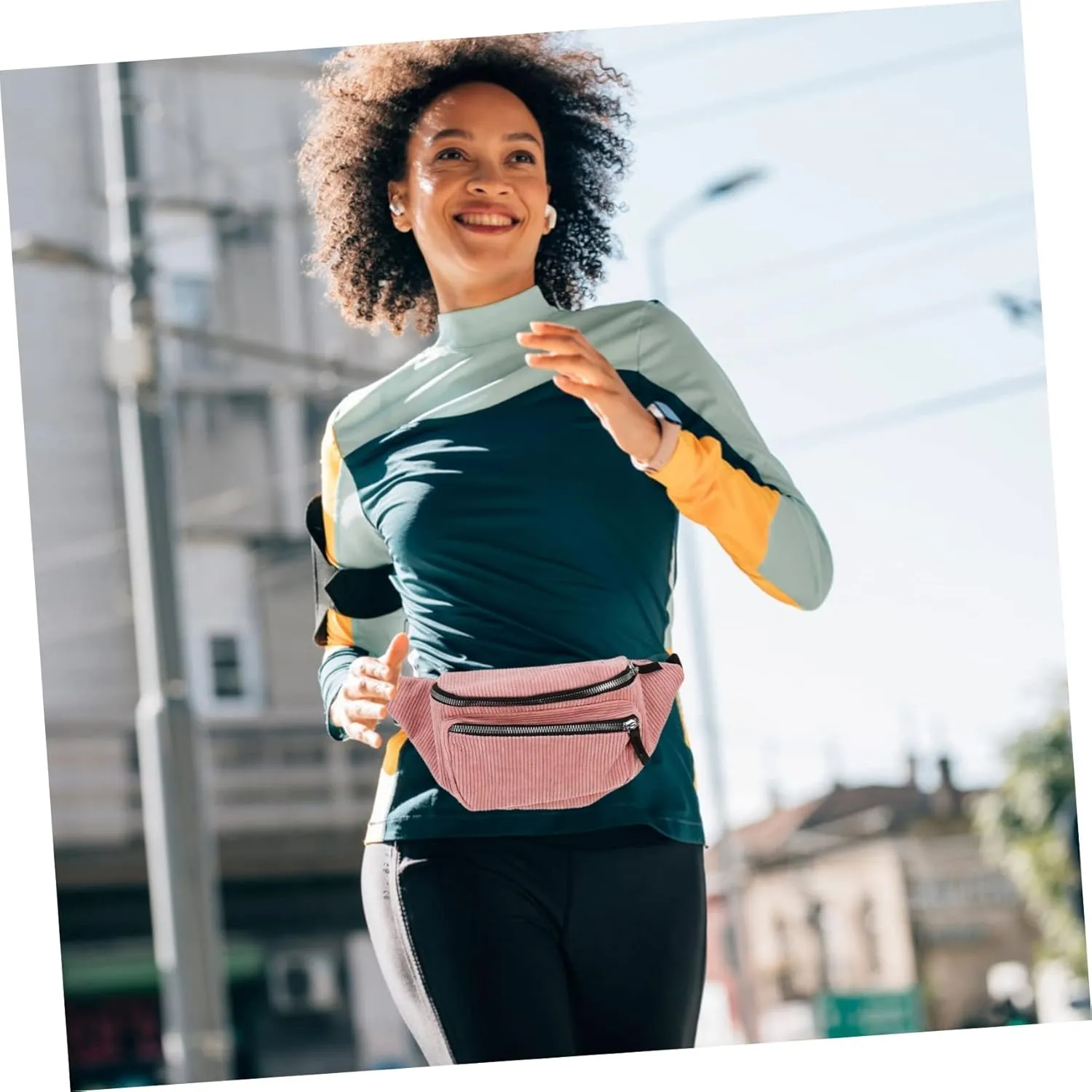 Crossbody Chest Bag Women's Waist Pouch for Phone Wallet Id Mini Sling Bag for Outdoor Activities