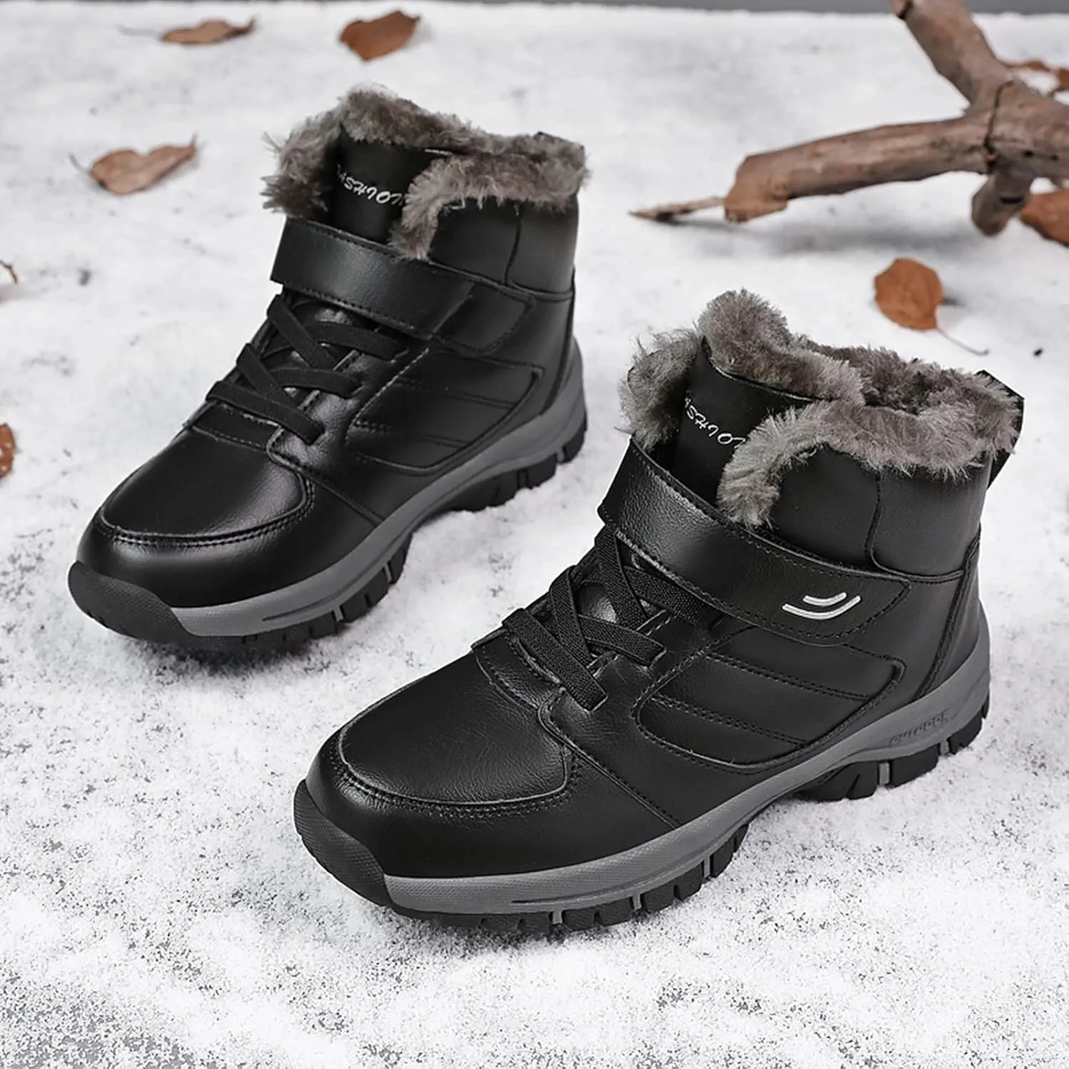 Cute Winter Boots Size 4 Woman Womens Mens Snow Boots Winter Shoes Slip on Ankle Booties Boots Women Winter Waterproof Size 11 Womens Winter Fur Lined Boots Womens Warm Winter Boots Waterproof