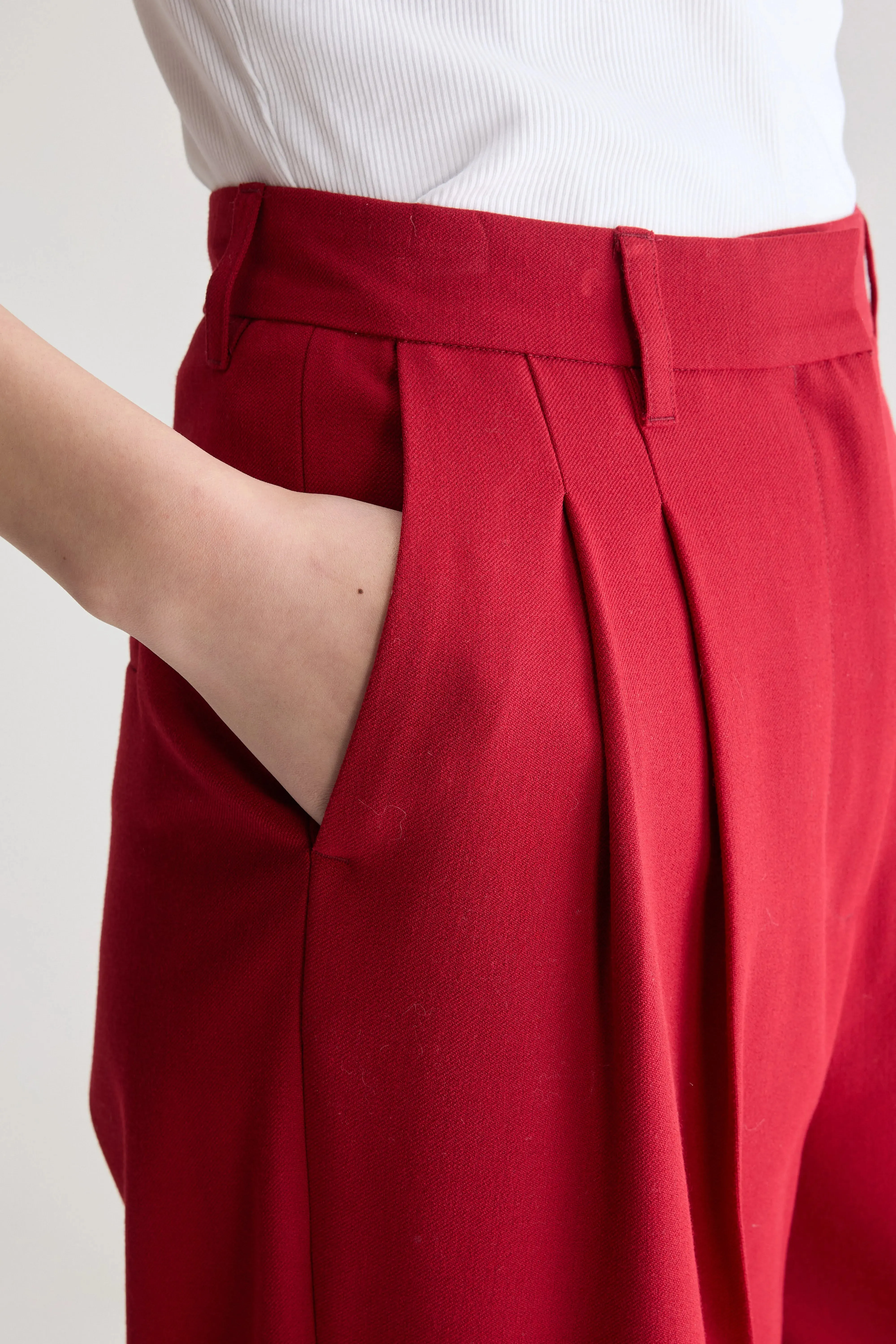 Dominic tailored trousers (251 / W / PALISSANDRE)