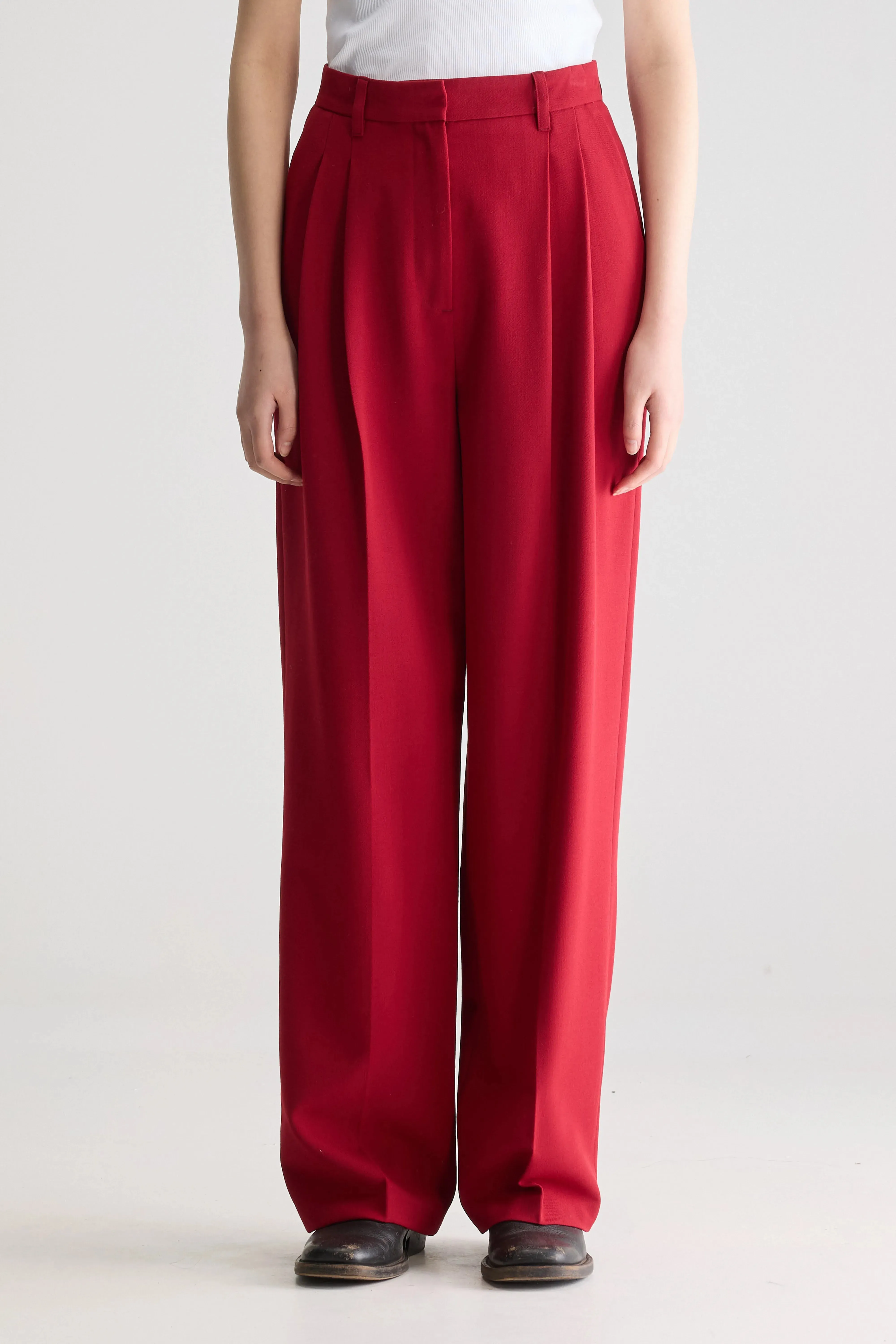 Dominic tailored trousers (251 / W / PALISSANDRE)