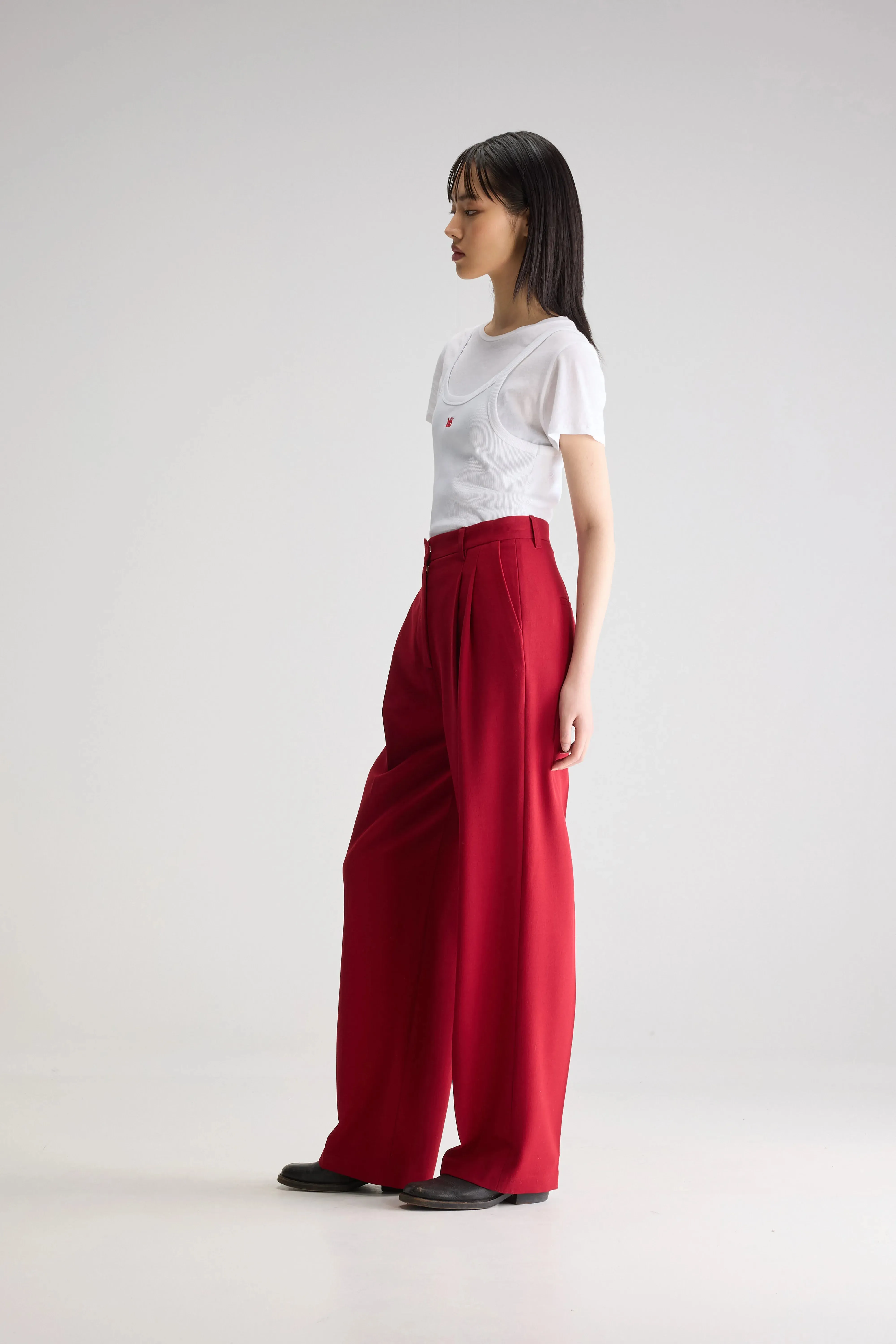 Dominic tailored trousers (251 / W / PALISSANDRE)