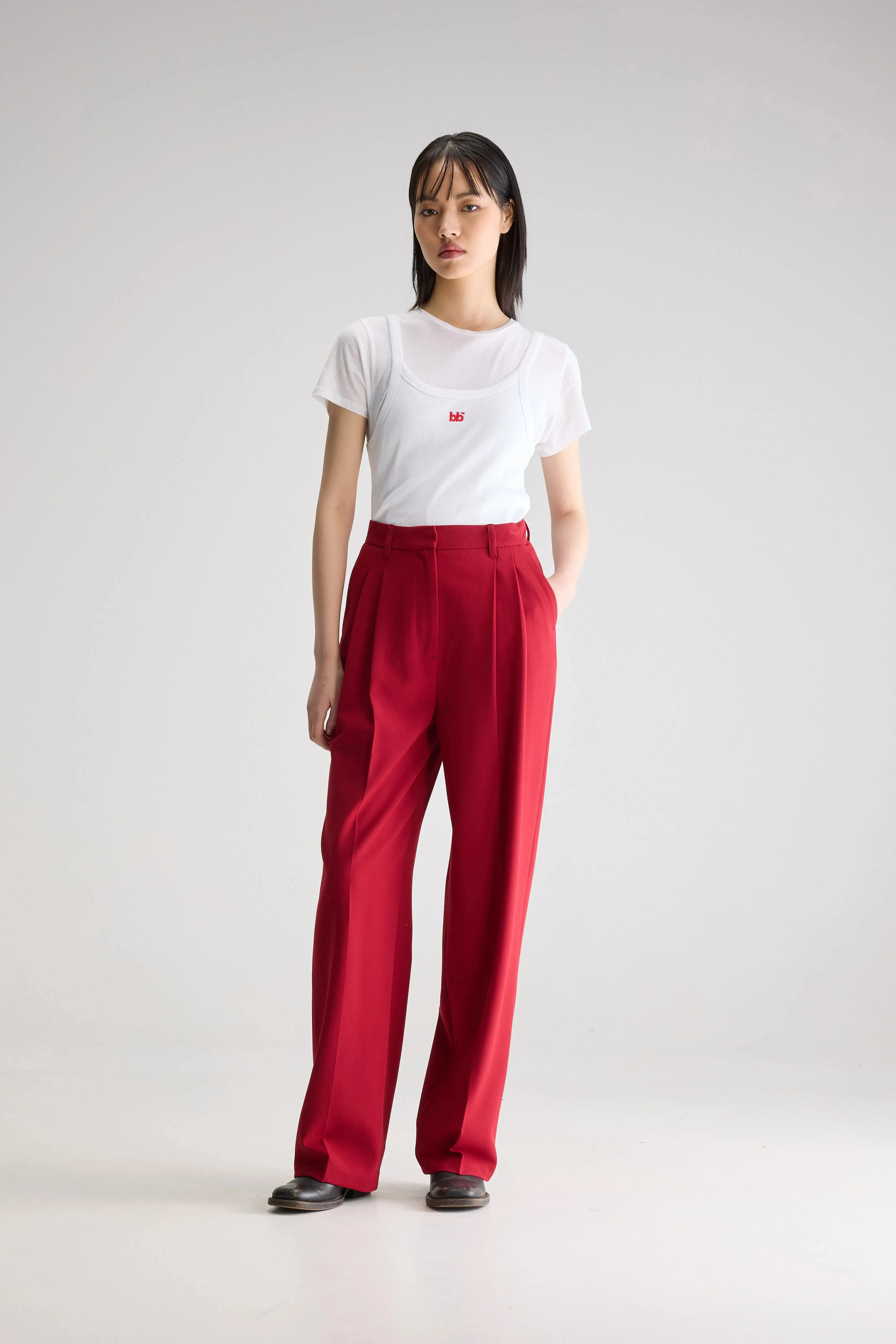 Dominic tailored trousers (251 / W / PALISSANDRE)