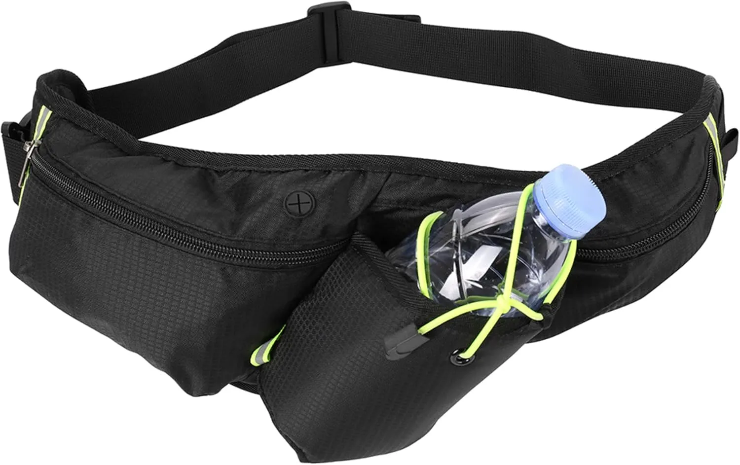 eBigValue Nylon Wallet Phone Sunglasses Water Bottle Carrying Case Waist Fanny Pack for Travel, Errands, Day Excursions, Outdoors, Active Sports