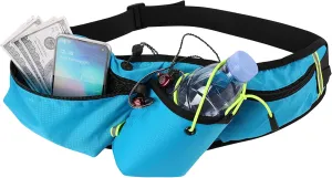 eBigValue Nylon Wallet Phone Sunglasses Water Bottle Carrying Case Waist Fanny Pack for Travel, Errands, Day Excursions, Outdoors, Active Sports