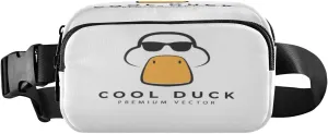 Fanny Pack Crossbody Bags for Women Men Sunglasses Duck Face Belt Bag Waterproof Fashion Waist Packs Unisex with Adjustable Strap for Running Workout Travel Hiking Cycling