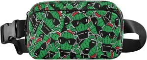 Fanny Packs for Women Men Cactus Cacti Floral Belt Bag Waist Pouch Packs Sunglasses Desert Botanica Garden Crossbody Bag Running Hiking Fanny Pack Gifts for Girls Boys