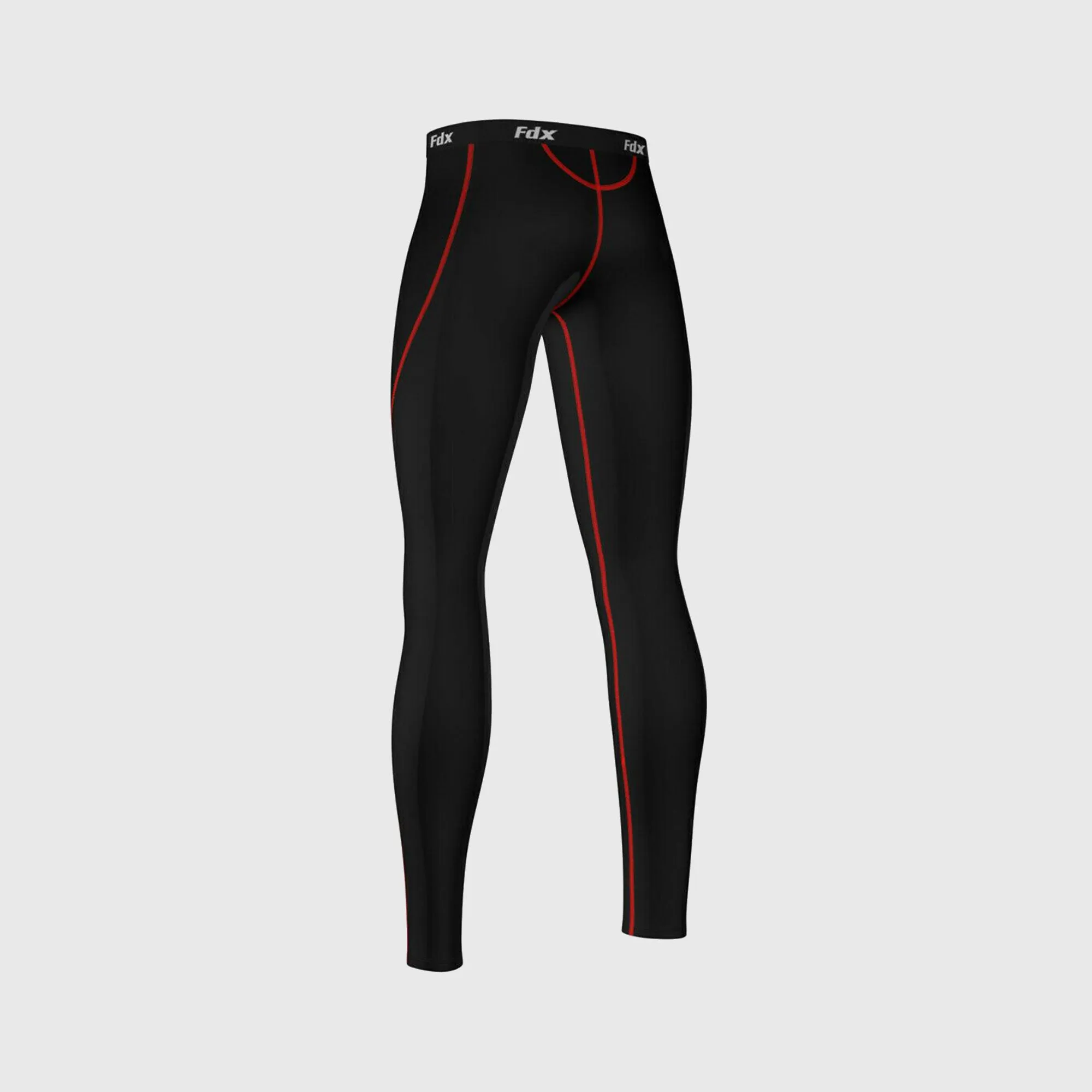 Fdx Thermolinx Red Men's Winter Compression Tights