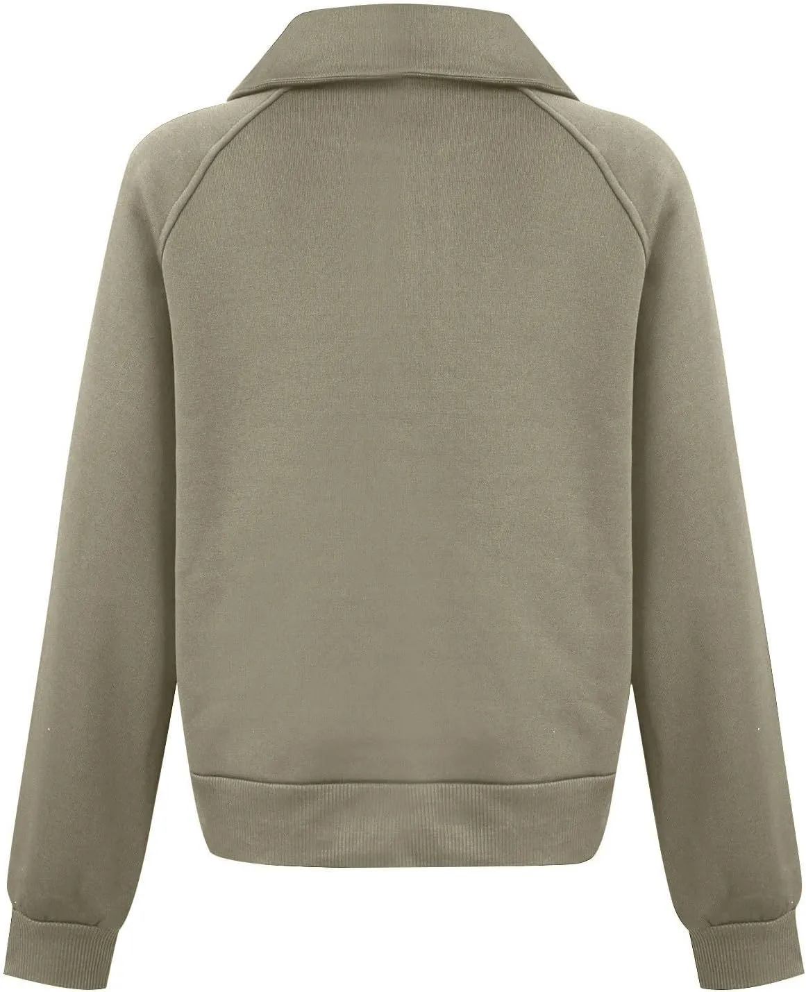 Fleece Half Zip Pullover Women Oversized Quarter Zip Sweatshirt Casual Long Sleeve Fall Sweatshirts Y2k Preppy Clothes