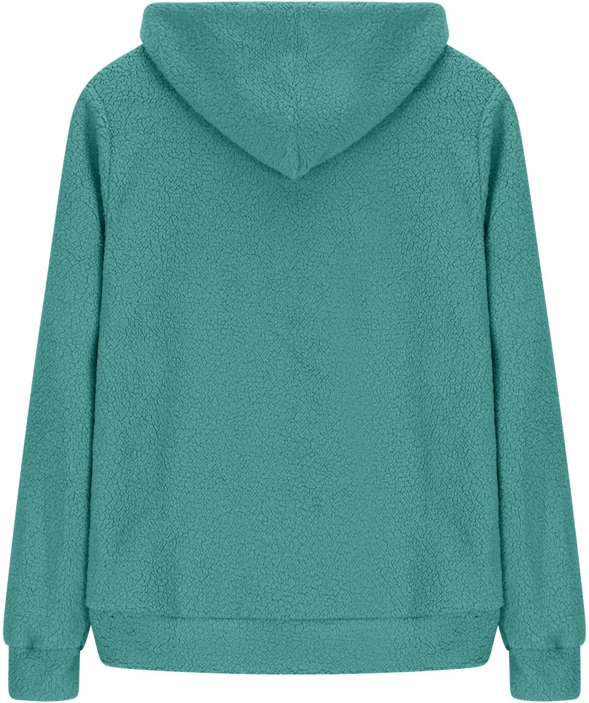 Fleece Hoodies for Women Trendy Zip up Long Sleeve Fuzzy Sherpa Jackets Casual Lightweight Cozy Warm Coat with Pocket