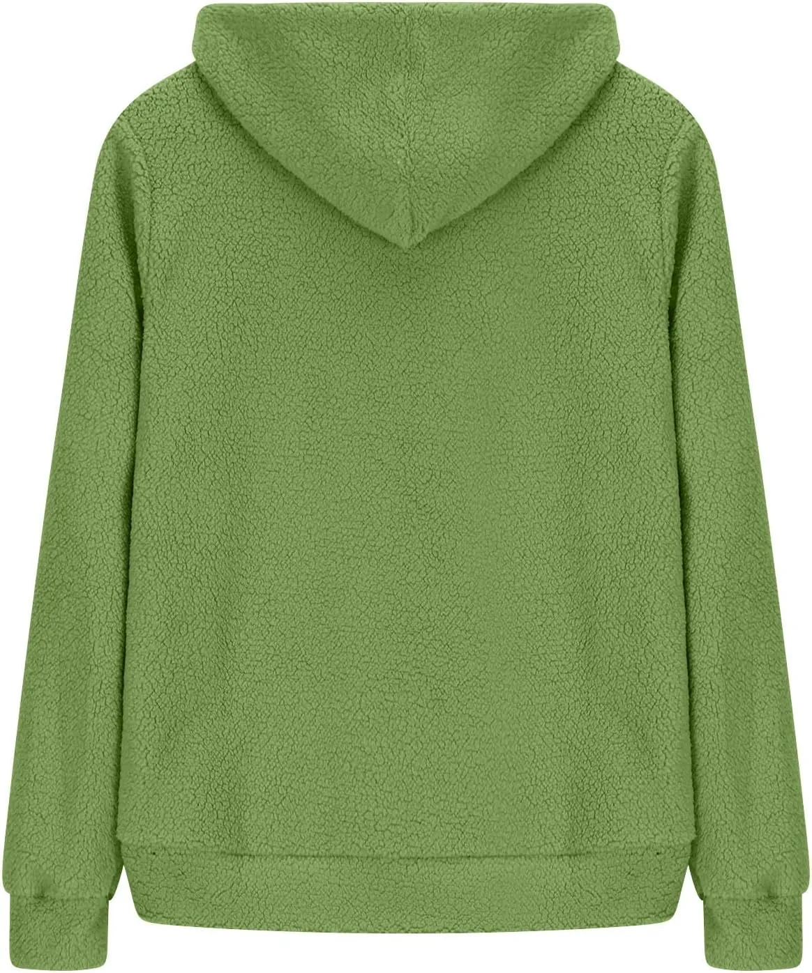 Fleece Hoodies for Women Trendy Zip up Long Sleeve Fuzzy Sherpa Jackets Casual Lightweight Cozy Warm Coat with Pocket