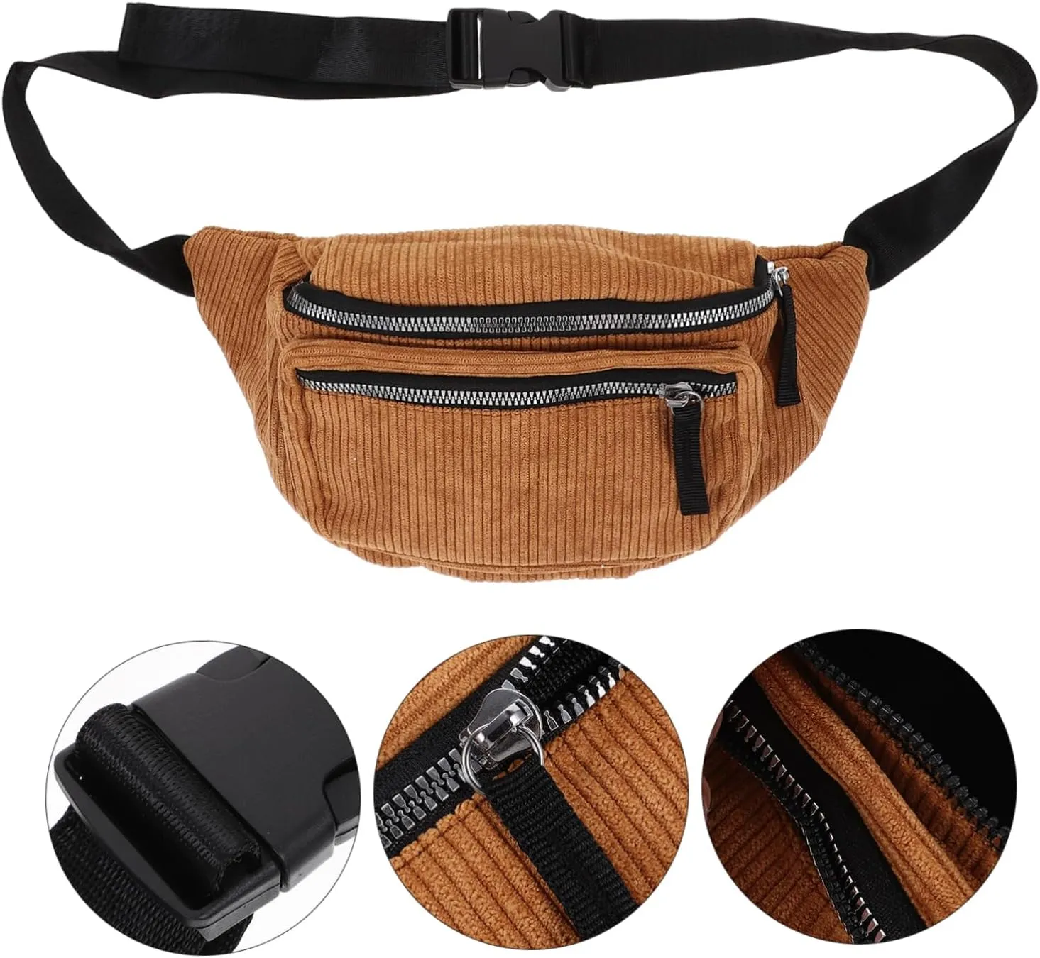 Girls Fanny Pack Women's Waist Pouch Key Holder Sunglasses Slot Stylish and Practical Bag