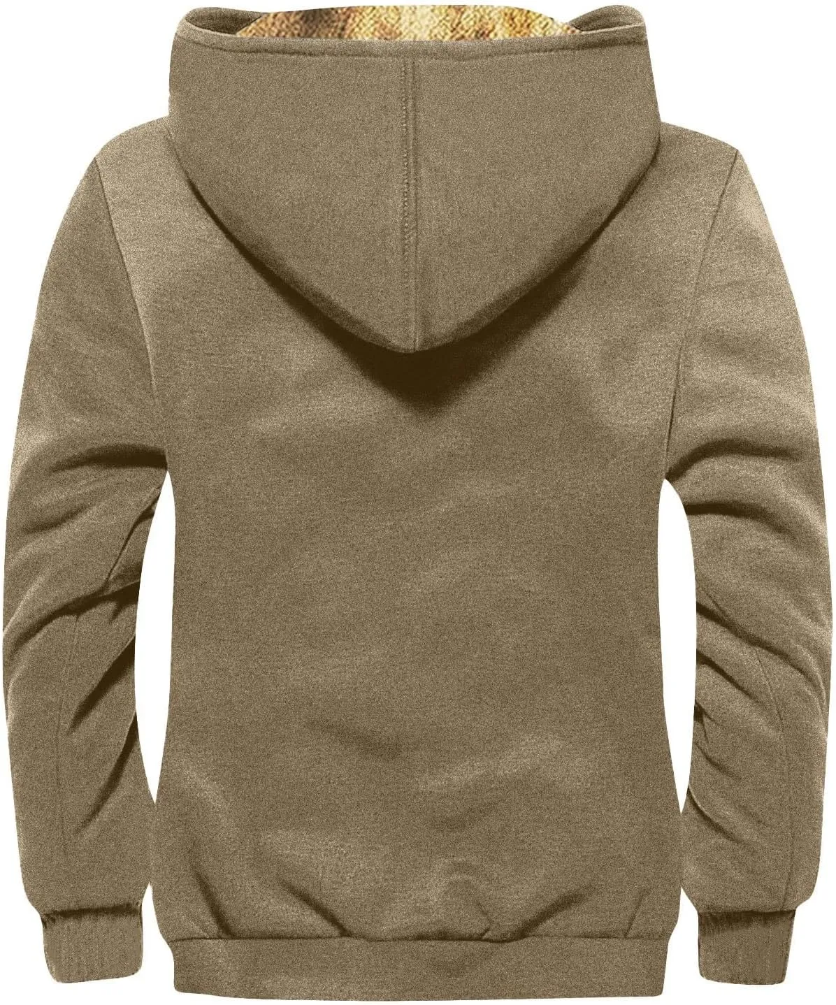 GOFULY Mens Jackets Winter Sherpa With Hood Heavyweight Coats Fuzzy Fleece Full Zip Graphic Hoodies Fall Clothes Trendy