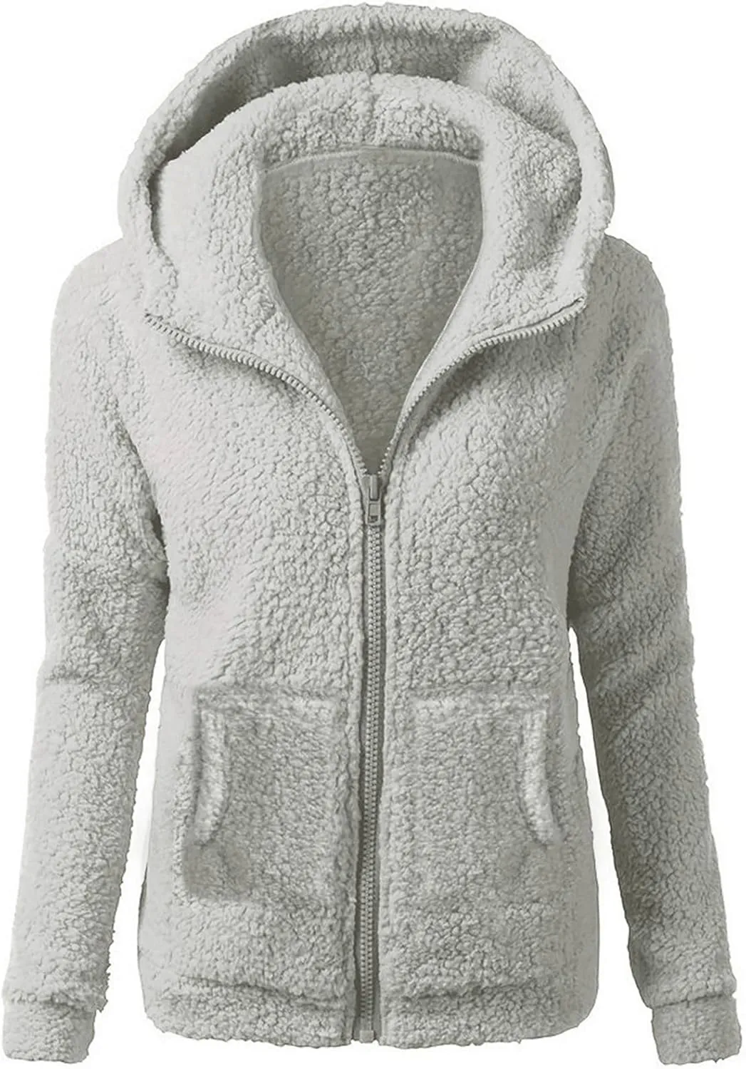 GOFULY Womens Hoodies Zip Up Western Fleece Lined Fall Winter Coats Plus Size Sharpa Jackets Lightweight With Pocket Clothes