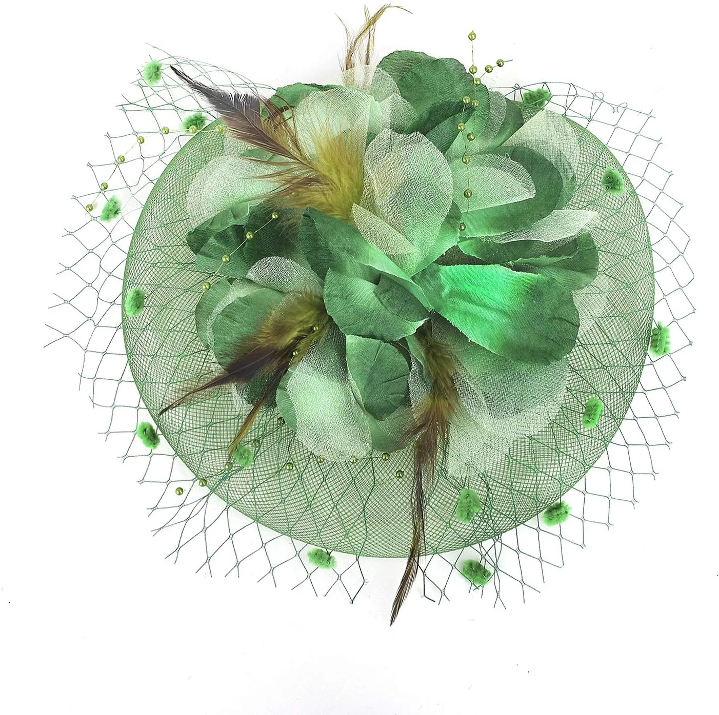 Hair Fascinator Hats for Women Cocktail Tea Party Church Kentucky Hats