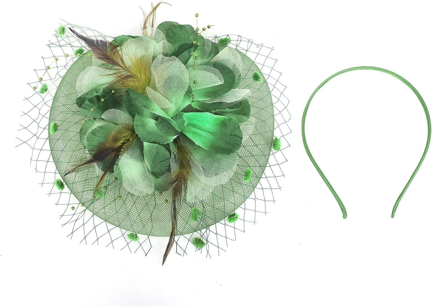Hair Fascinator Hats for Women Cocktail Tea Party Church Kentucky Hats