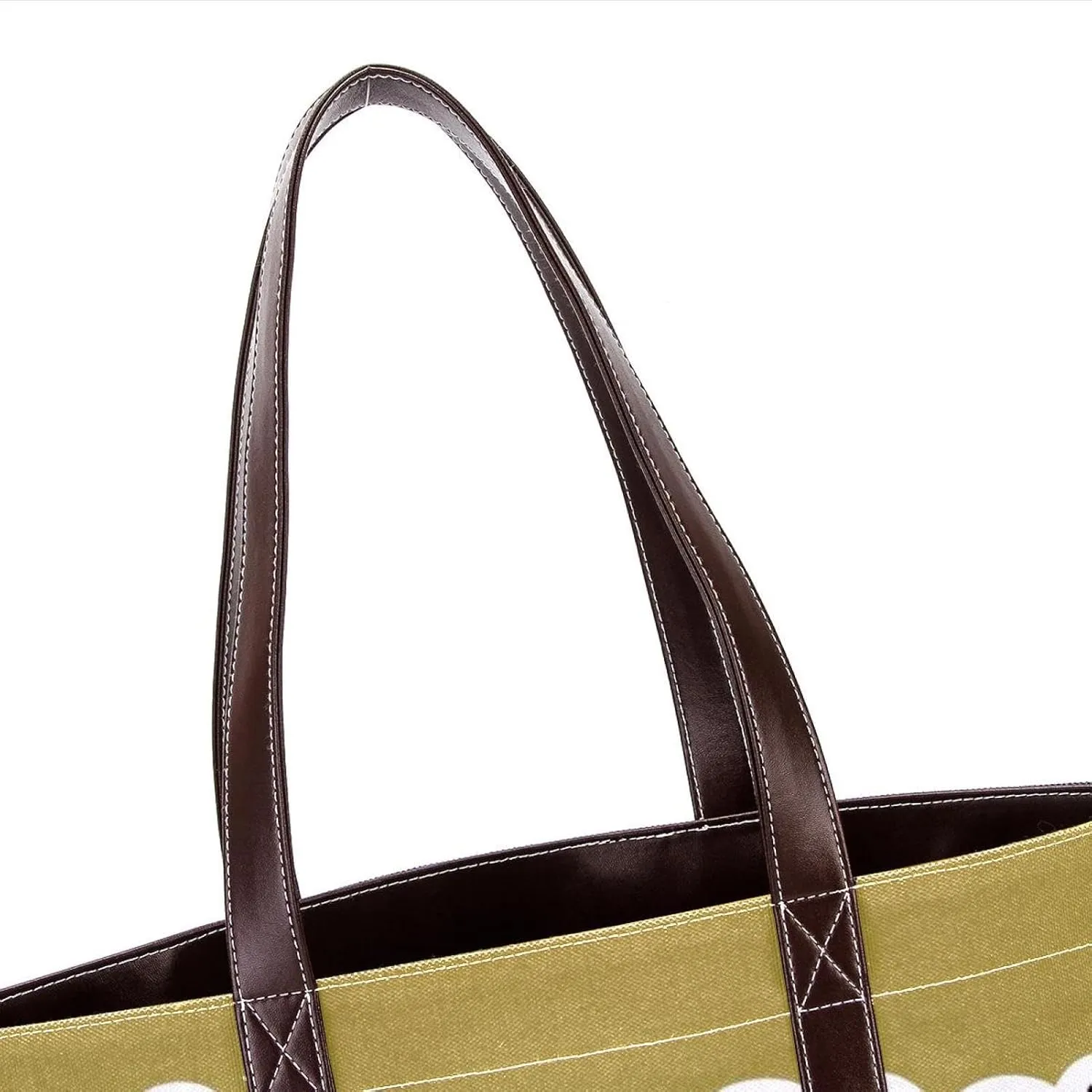 Happy Easter Creative Font-1200 Shoulder Purses for Women Large Soft Washed Leather Purses and Durable Handbags