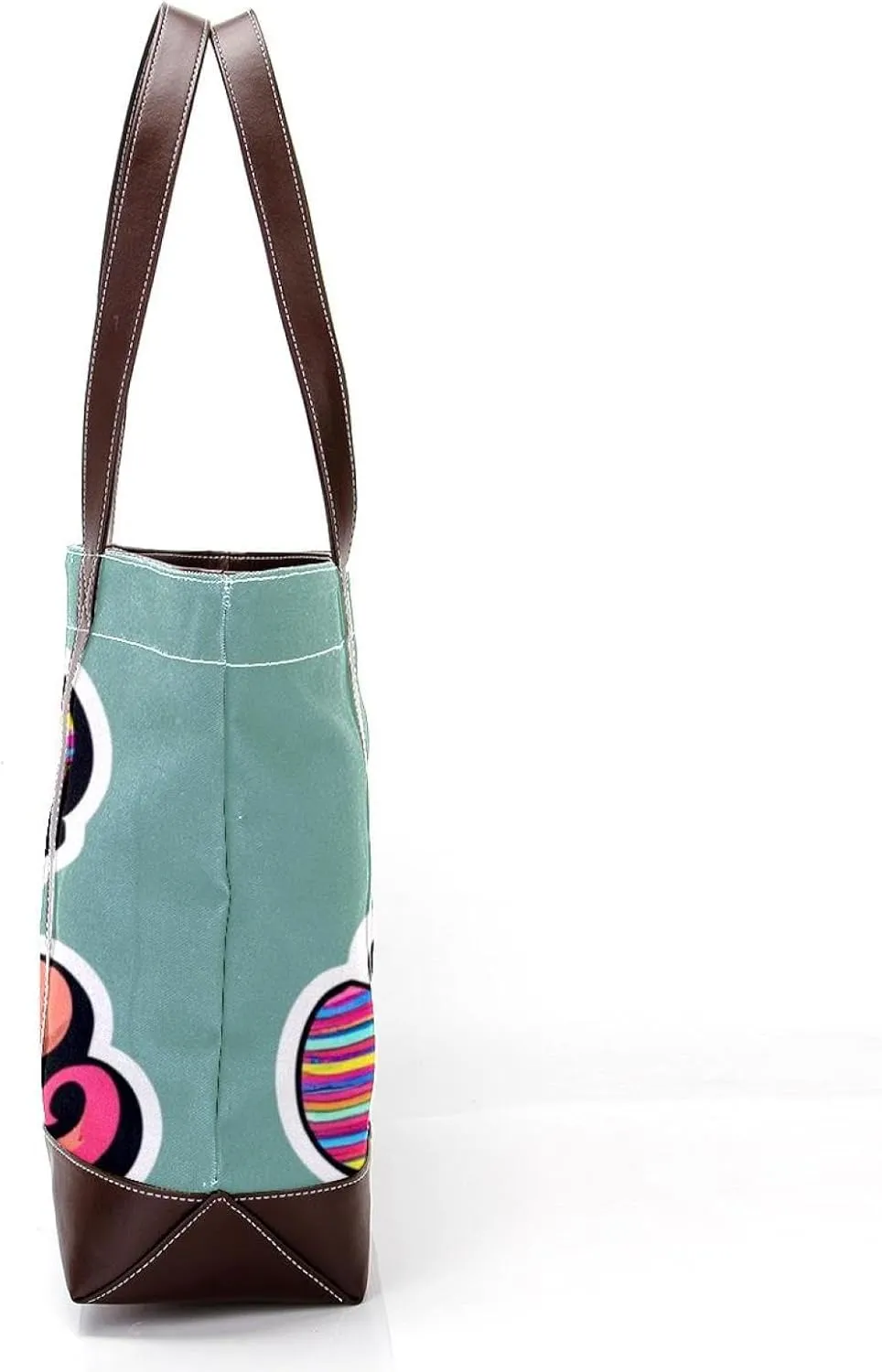 Happy Easter Creative Font-1200 Shoulder Purses for Women Large Soft Washed Leather Purses and Durable Handbags