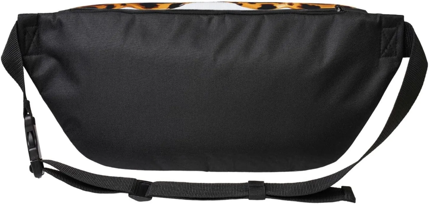 Heart Shaped Sunglasses With A Leopard Print Fanny Pack For Women Man, Waist Belt Bag Crossbody For Sports Travel Hiking Running Jogging