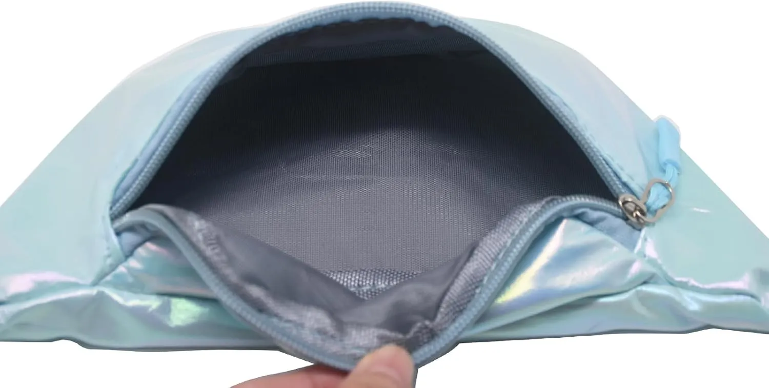 Holographic Kids Girls Boys Wasit Bags Fanny Pack Children Bum Bag Crossbody Chest Bag for Running, Cycling, Trip
