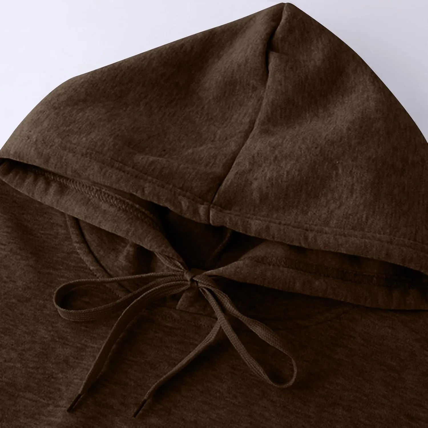 Hoodies for Women Solid Basic Fleece Hoodie Sweatshirt Long Sleeve Comfy Casual Pullover Sweatshirts Fall Outfits 2024