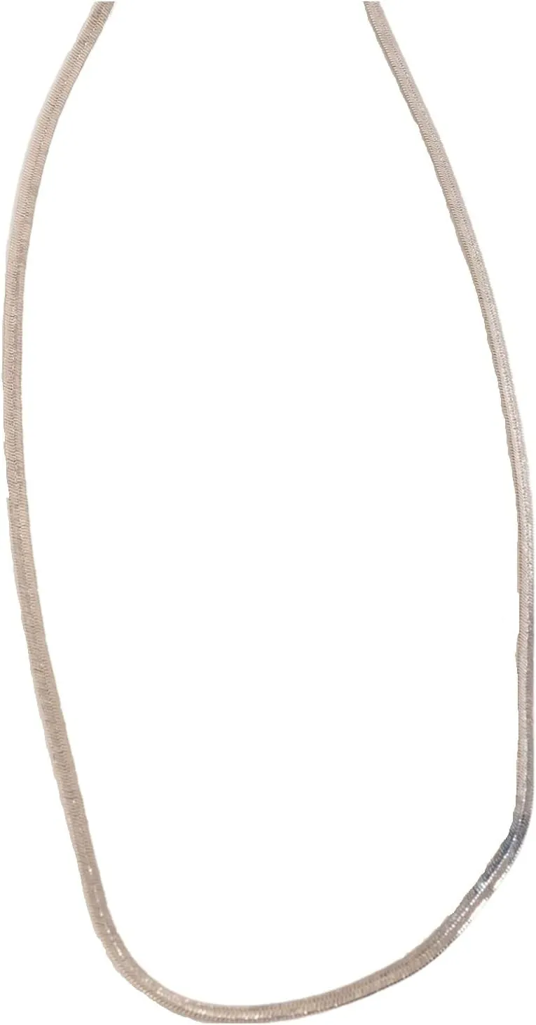 Howard's 18" Layer Me 3MM Herringbone Chain Necklace for Women