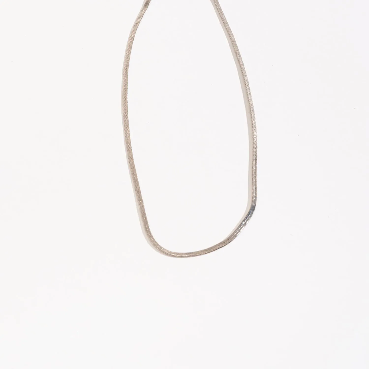 Howard's 18" Layer Me 3MM Herringbone Chain Necklace for Women