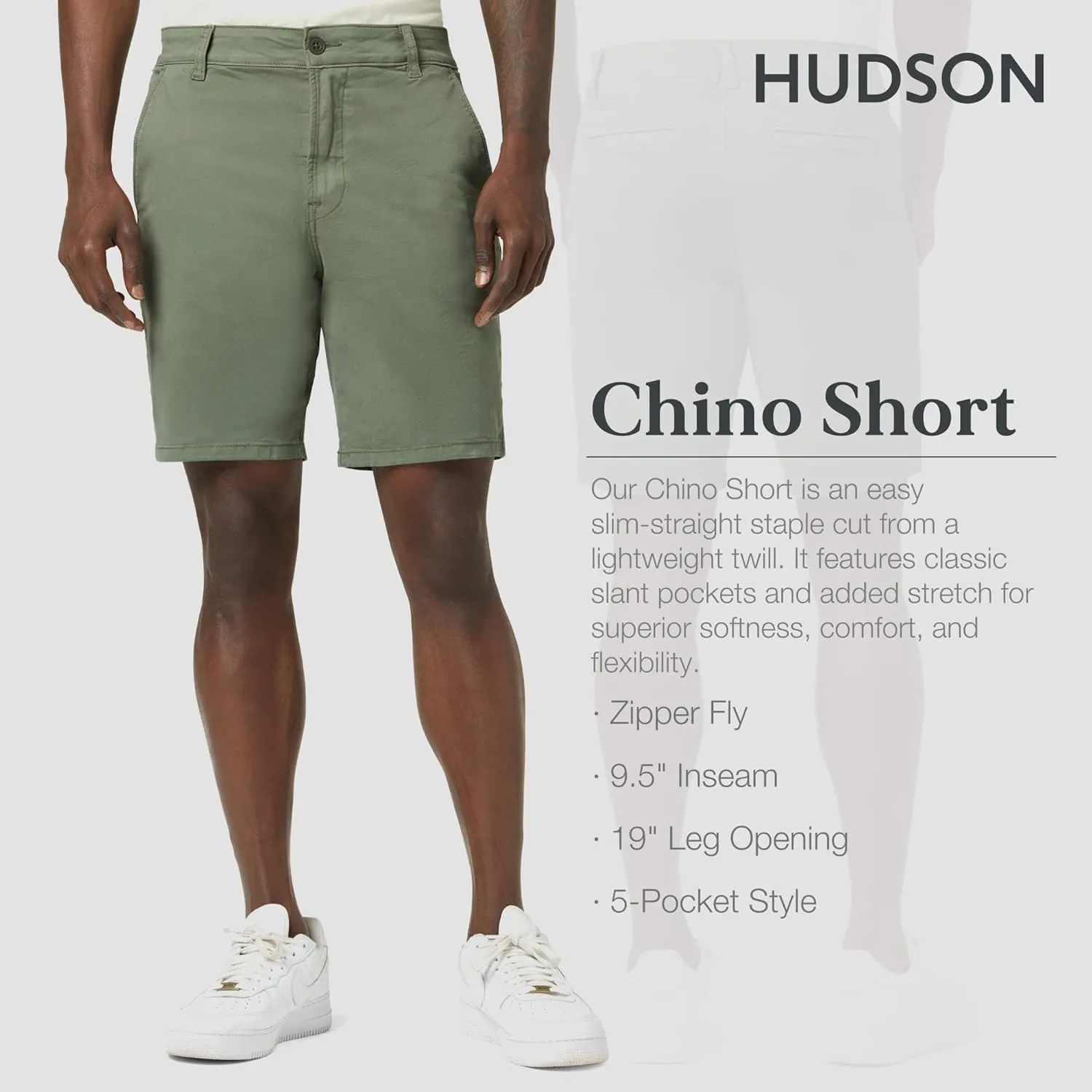HUDSON Men's Chino Short