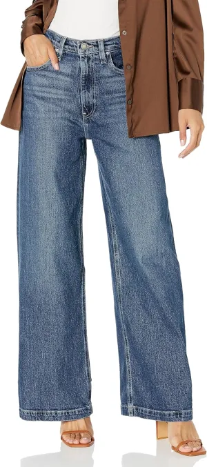 HUDSON Women's James High Rise Wide Leg Jean