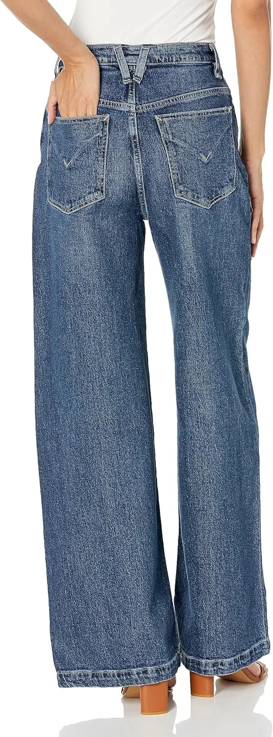HUDSON Women's James High Rise Wide Leg Jean