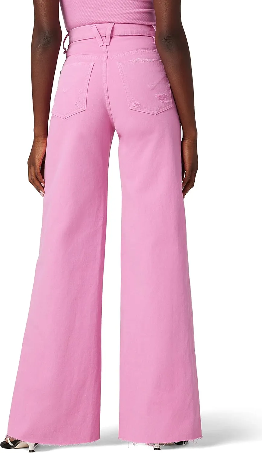 HUDSON Women's James High Rise Wide Leg Jean