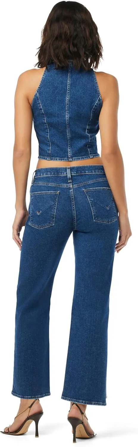 HUDSON Women's Rosie High-Rise Wide Leg Jean