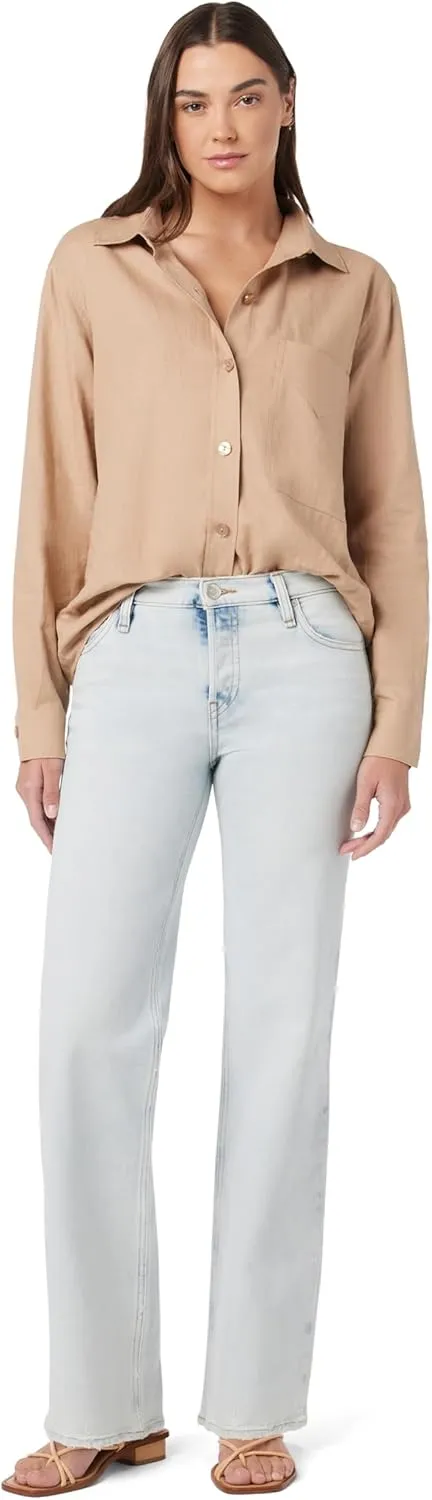 HUDSON Women's Rosie High-Rise Wide Leg Jean