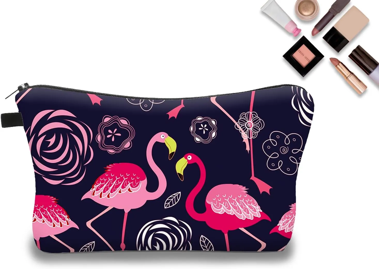 Initial Makeup Bag, Travel Make Up Bag Cosmetic Bag for Women, Toiletry Bags for Traveling, Gifts for Women Daughter Friends Birthday Gifts (NR10664)