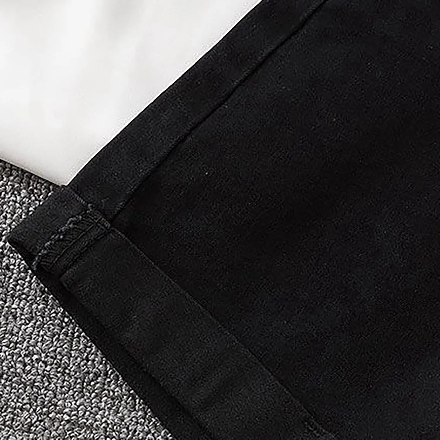 Jean Shorts for Women Summer Casual Loose Fit Elastic High Waisted Shorts Fashion Comfort Wide Leg Shorts with Pockets