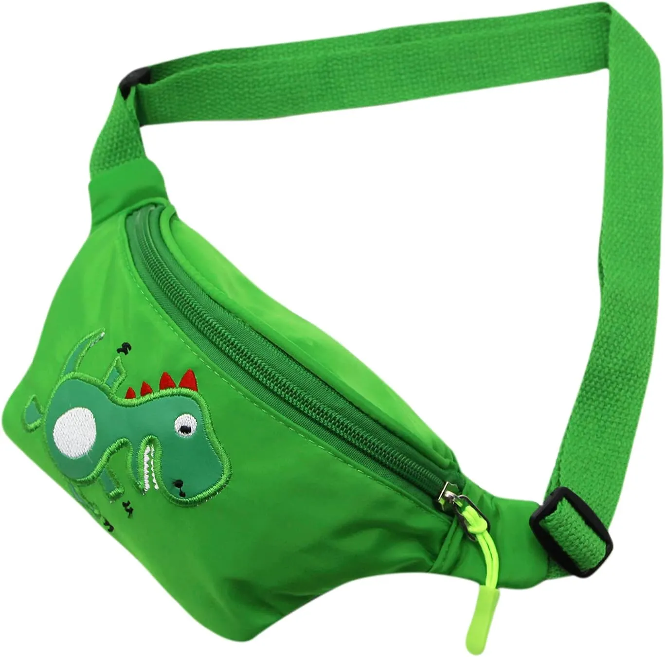 Kids Baby Boys Girls Fanny Pack Cartoon Dinosaur Purse Waist Pack Belt Bum Bag for Travel,Hiking,Sports (Green 2)