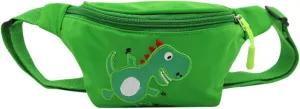 Kids Baby Boys Girls Fanny Pack Cartoon Dinosaur Purse Waist Pack Belt Bum Bag for Travel,Hiking,Sports (Green 2)