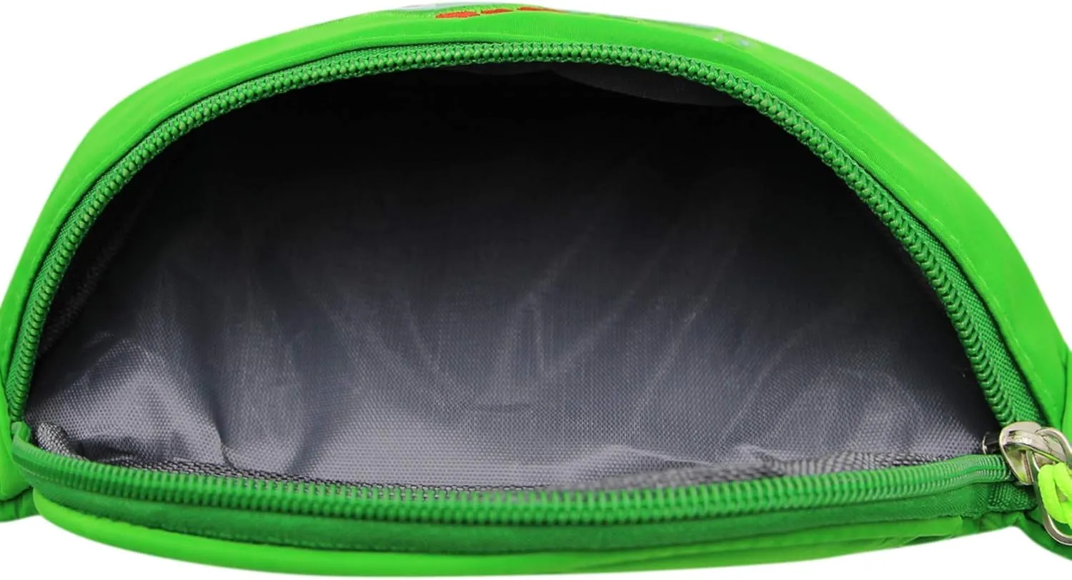 Kids Baby Boys Girls Fanny Pack Cartoon Dinosaur Purse Waist Pack Belt Bum Bag for Travel,Hiking,Sports (Green 2)