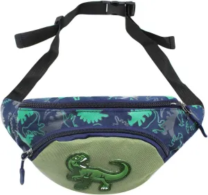 Kids Baby Boys Girls Fanny Pack Cartoon Dinosaur Unicorn Purse Waist Pack Belt Bum Bag for Travel,Hiking,Sports