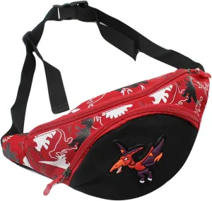 Kids Boys Girls Fanny Pack Cartoon Dinosaur Purse Waist Pack Belt Bum Bag for Travel,Hiking,Sports