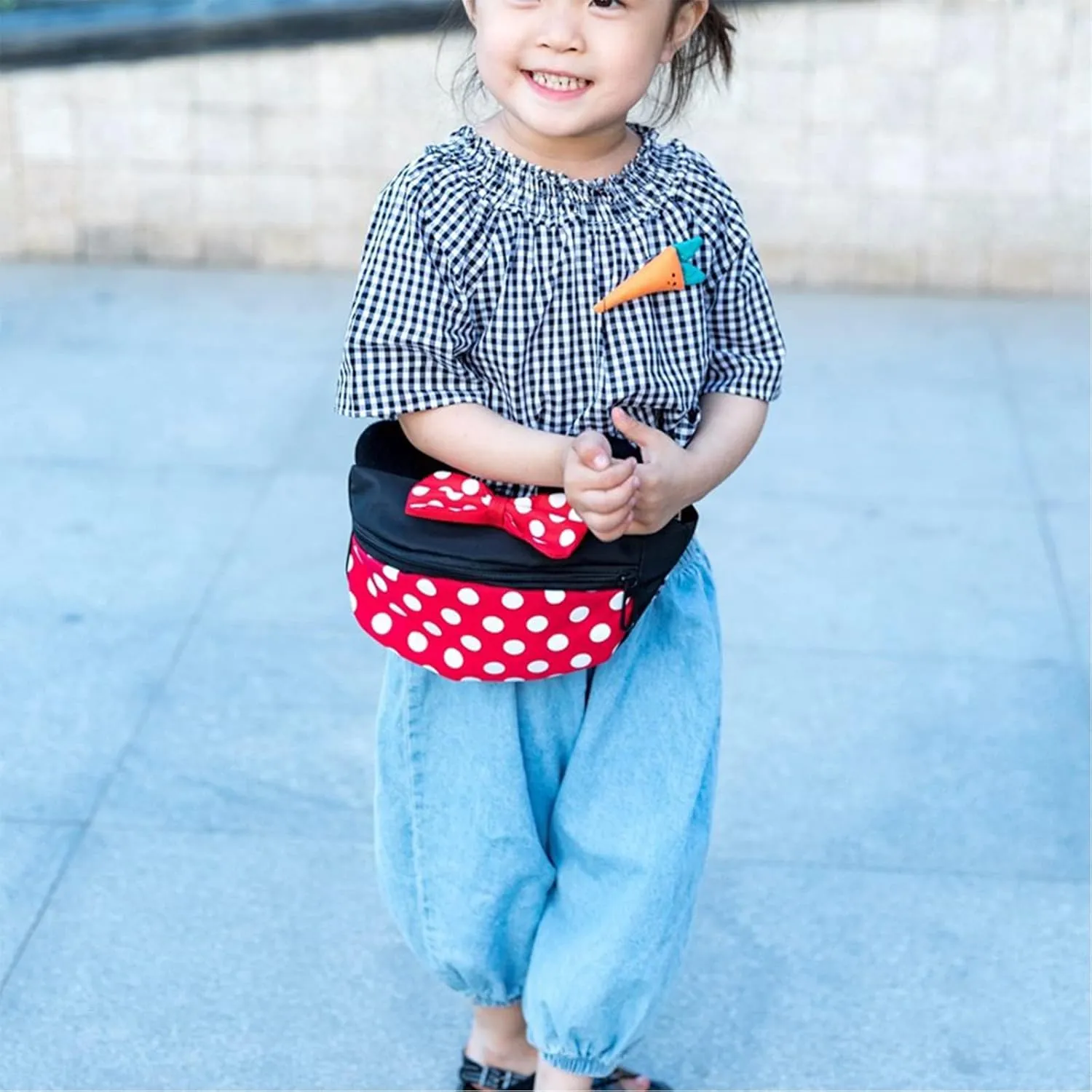 Kids Cute Cartoon Fanny Pack Waist Pack Little Girls Boys Running Purse Waist Bag Crossbody Belt Bum Bag with Adjustable Strap