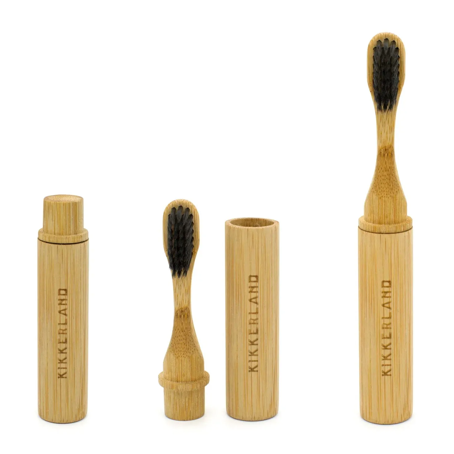 Kikkerland On-the-Go Bamboo Toothbrush