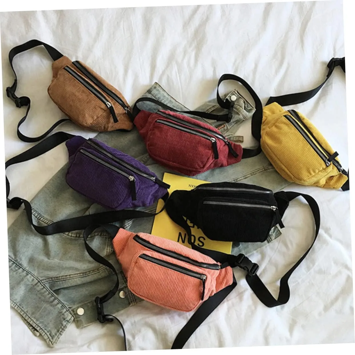 Lady Crossbody Pouch Lightweight Chest Pack Women's Bag for Hands- Carry for Shopping Travel