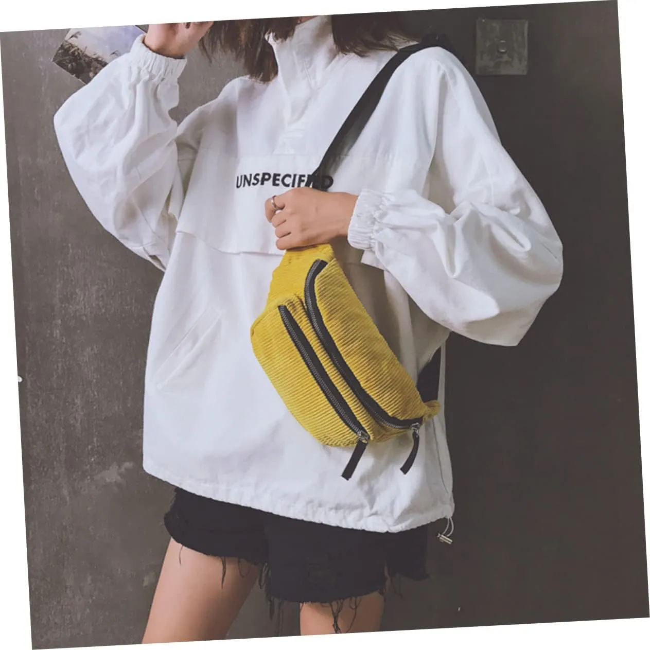 Lady Crossbody Pouch Lightweight Chest Pack Women's Bag for Hands- Carry for Shopping Travel