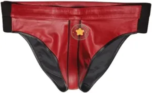Leather Briefs for Men - Sexy and Stylish Gay Comfortable Underwear - Handcrafted leather briefs with erotic design