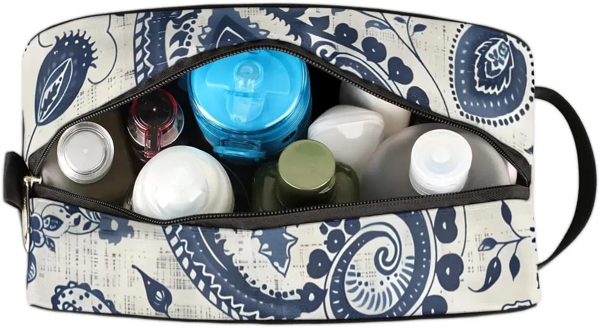 Mandala Boho Makeup Bag Travel Toiletry Bag for Women, Girls Kids Toiletry Bag Cosmetic Waterproof Small Easy-carry