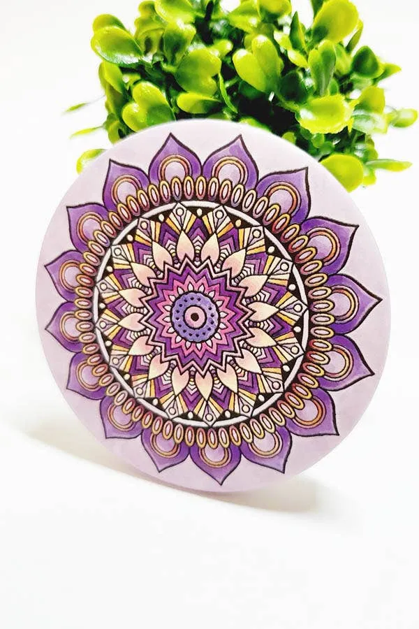 Mandala Pattern Compact Mirror