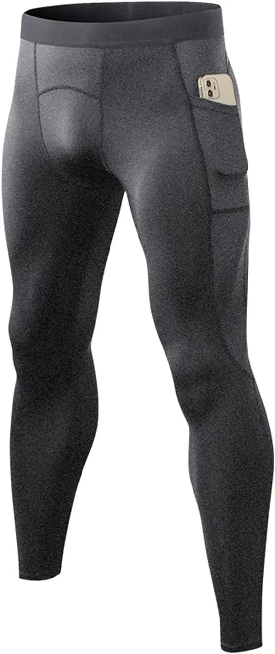 Men Compression Pants Leggings Dry Cool Sports Baselayer Running Workout Active Gym Tights Basketball