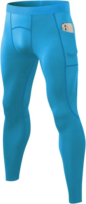 Men Compression Pants Leggings Dry Cool Sports Baselayer Running Workout Active Gym Tights Basketball