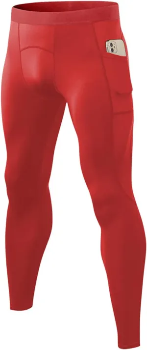 Men Compression Pants Leggings Dry Cool Sports Baselayer Running Workout Active Gym Tights Basketball
